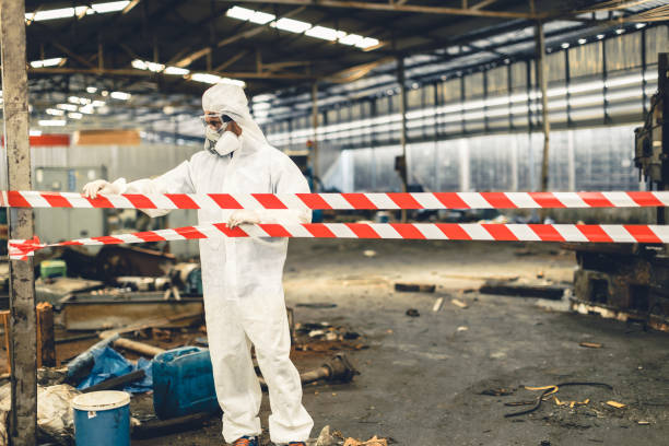 Professional Biohazard technician working in Byers, CO